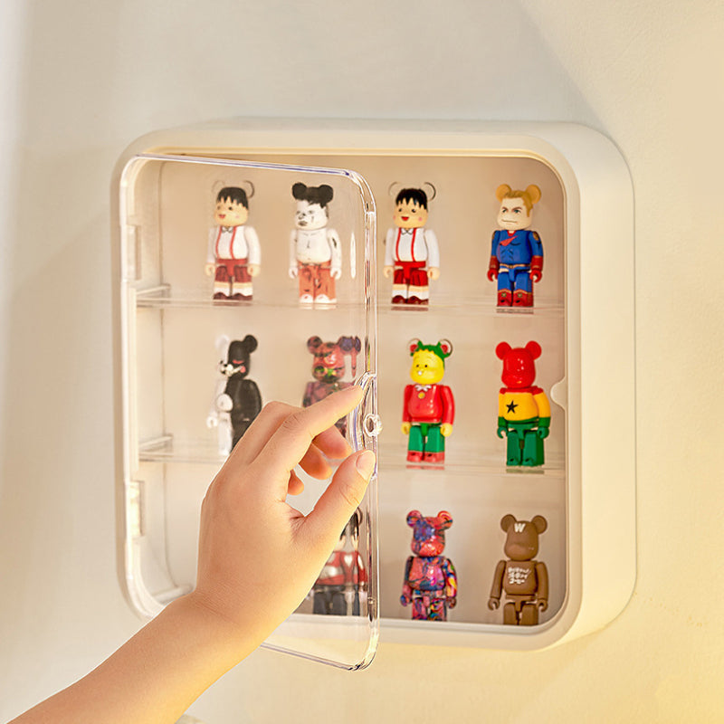 Wall-Mounted 3-Tier Figurine Display Box